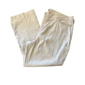 NYDJ linen blend pants women's size 26